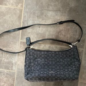 Black Signature C Coach Bag